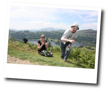 alexlaura2 Alex and Laura in the Lake District, 2009.