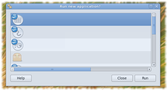 OpenOffice.org install fail PackageKit dialog coming up with no actual content.
